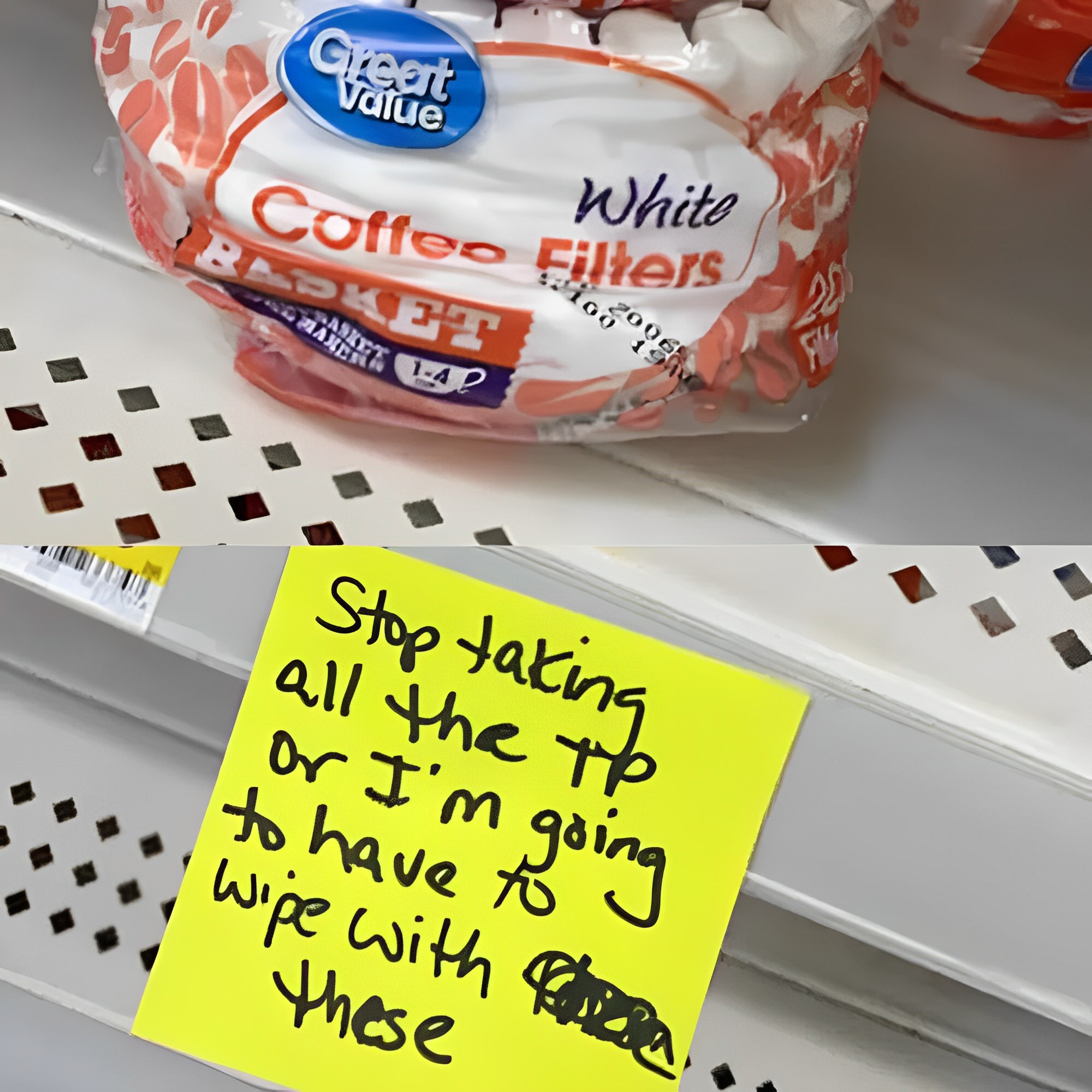 Funny Notes: This Woman Places Sticky Notes All Over Walmart To Make ...