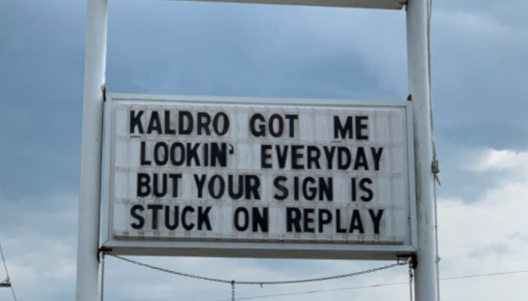 A Sign War Between A Few Local Businesses Gets Slightly Out of Hand (In ...