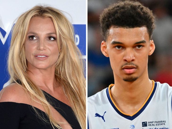 Britney Spears Slapped In The Face And Knocked To The Ground By A Member Of Nba Star Victor 7575