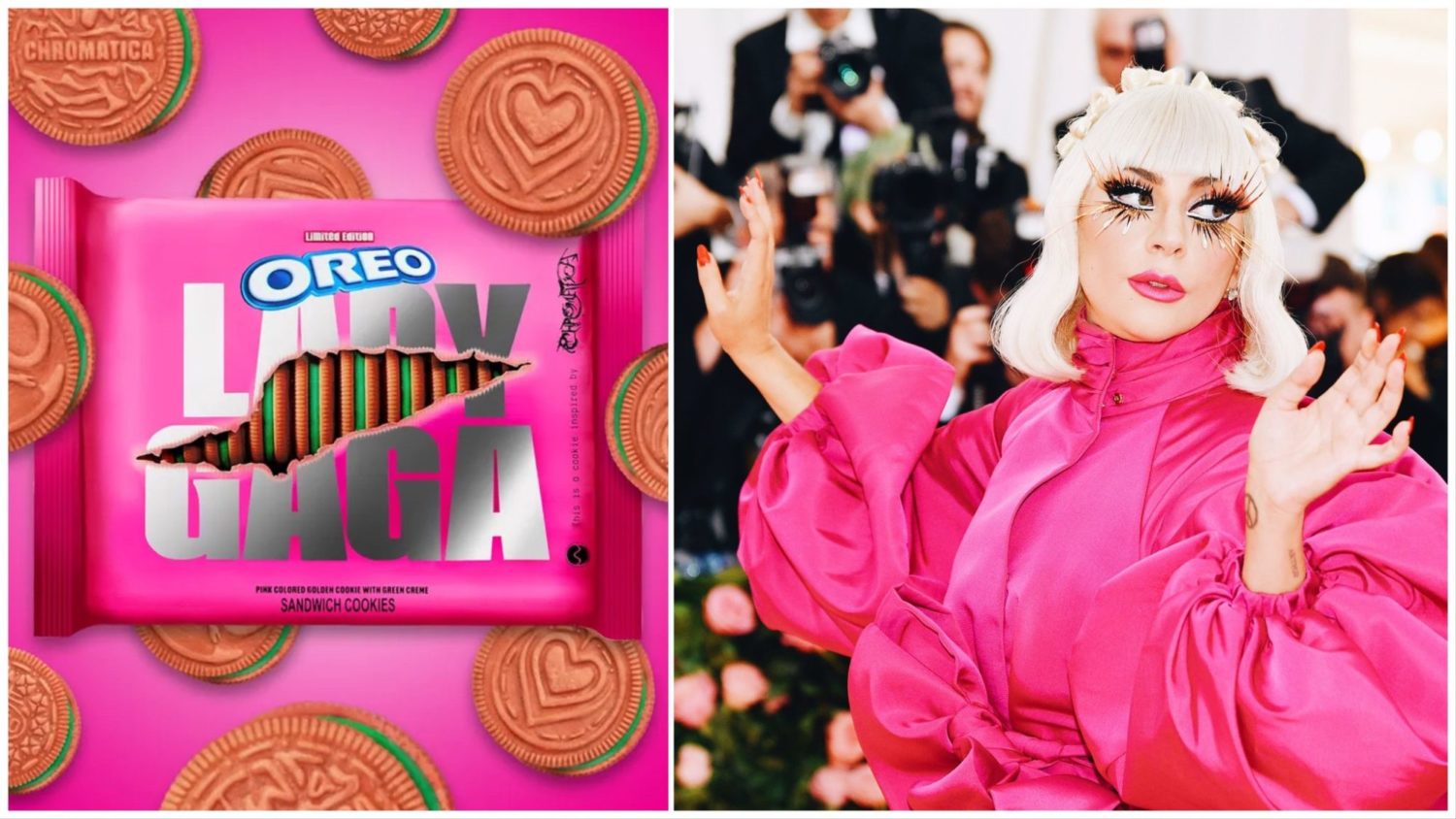 Oreo And Lady Gaga Teams Up To Spread Kindness Through Chromatica Themed Cookies Trendy Matter 